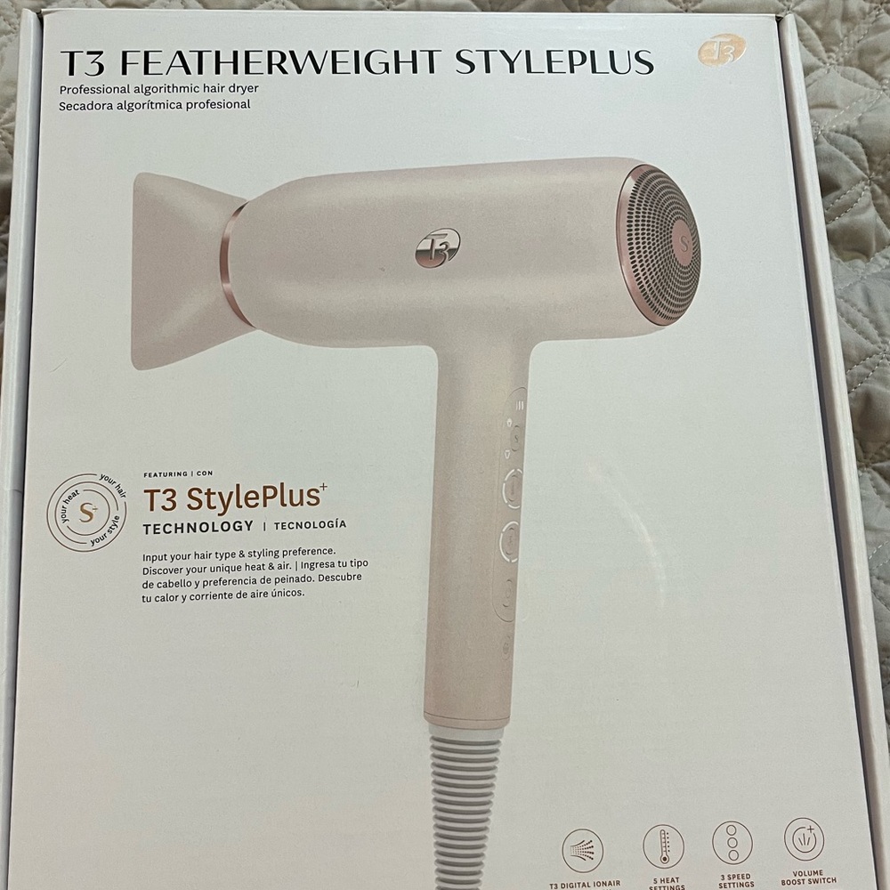 T3 featherweight style plus hair dryer